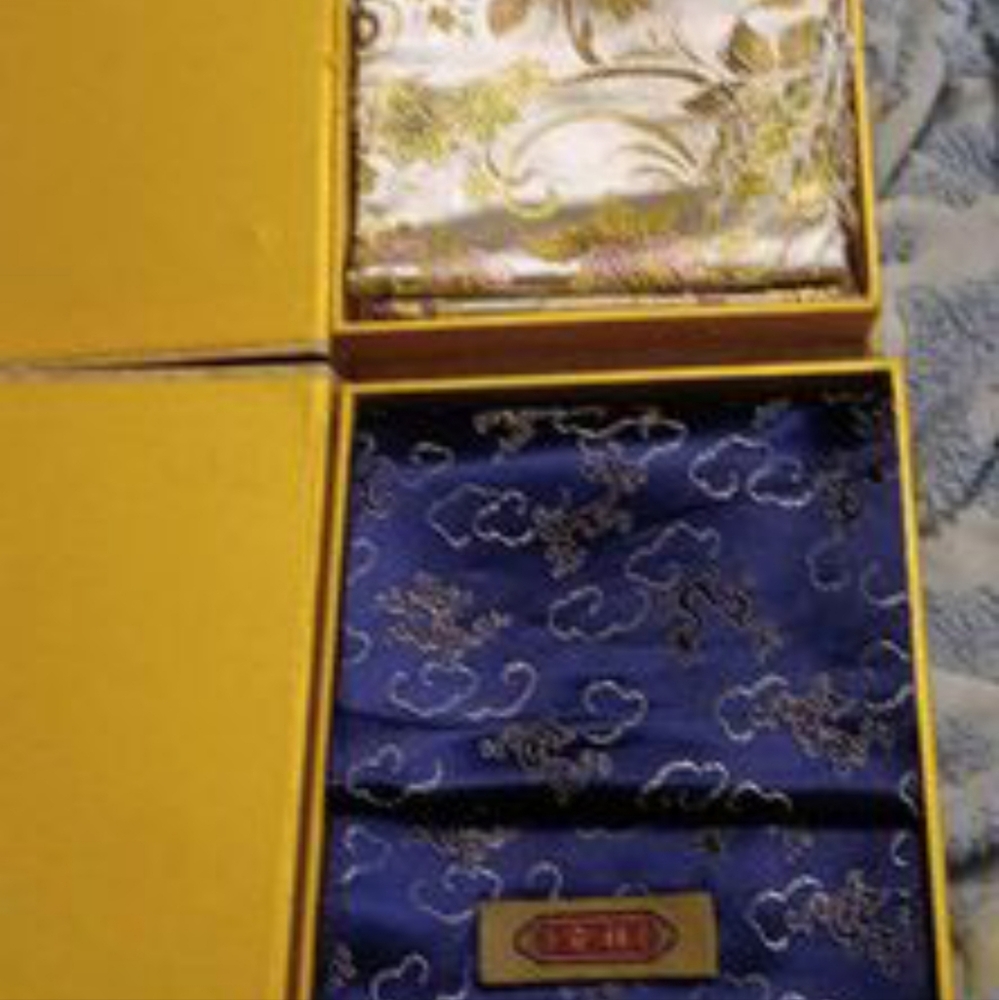 SILK CEREMONIAL KHATA SCARVES HIS/HERS